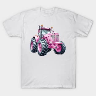 Pink Tractor T-Shirt